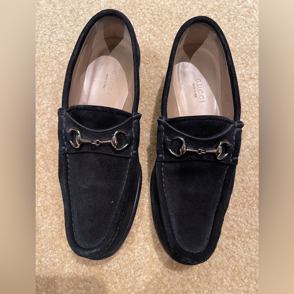 Authentic Gucci Suede Loafers Sz 6.5 - Picture 2 of 9